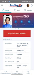 Hathway Broadband APK screenshot 1