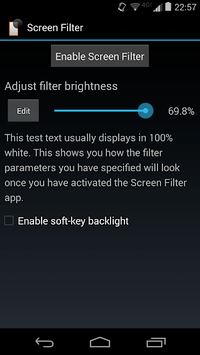 Screen Filter APK screenshot 1