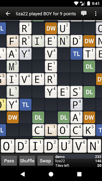 Wordfeud Free APK screenshot 1