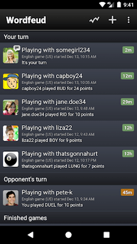 Wordfeud Free APK screenshot 1