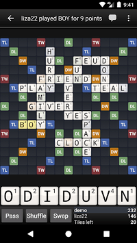 Wordfeud Free APK screenshot 1