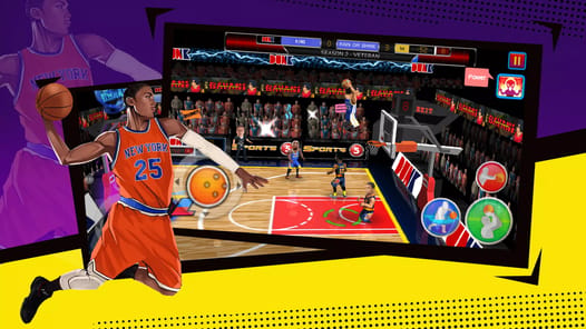 2 VS 2 Basketball Sports APK screenshot 1