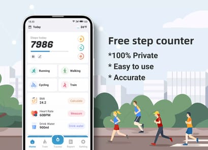 Step Counter - Pedometer & BMI APK screenshot 1