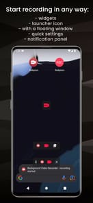 Background Video Recorder APK screenshot 1