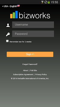Herbalife Bizworks Mobile APK screenshot 1 Herbalife Bizworks Mobile APK screenshot 1