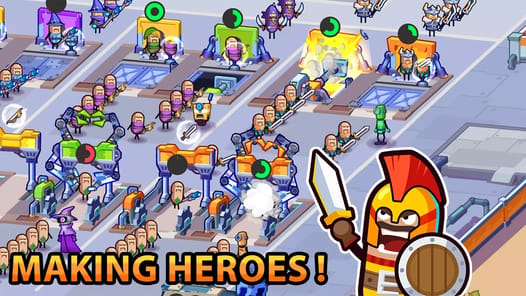 Hero Making Tycoon: Idle Games APK screenshot 1