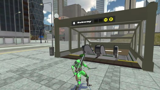 Green Rope Hero: Vegas City APK screenshot 1