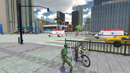 Green Rope Hero: Vegas City APK screenshot 1