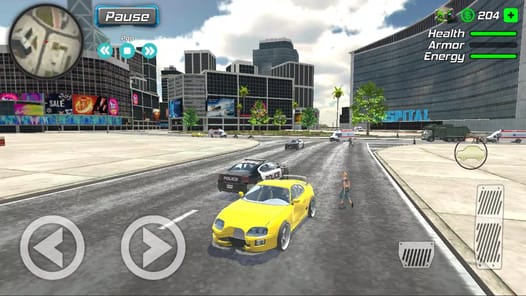 Rope Wing Hero Gangster Vegas APK screenshot 1