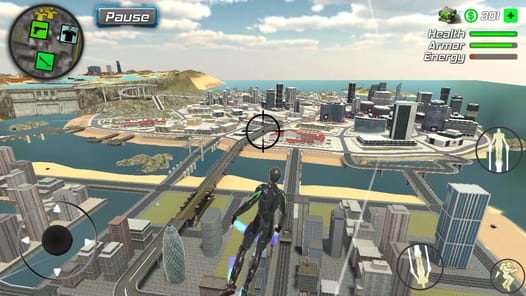 Rope Wing Hero Gangster Vegas APK screenshot 1