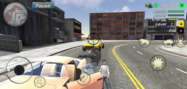 Mad Dude Mafia Gangster City APK screenshot 1