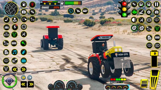 US Tractor Farming Tochan Game APK screenshot 1
