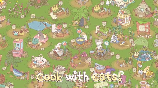 Cats & Soup - Cute Cat Game APK screenshot 1