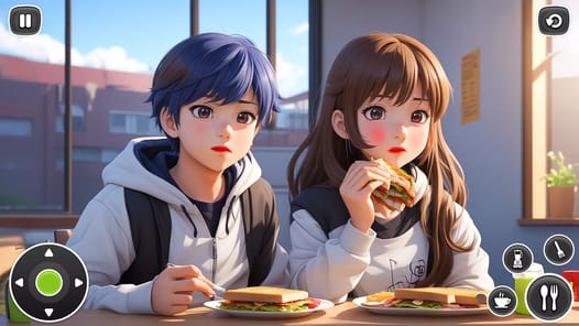 Anime High School Love Games APK screenshot 1