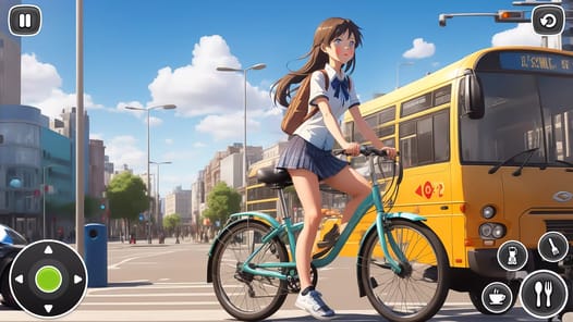 Anime High School Love Games APK screenshot 1