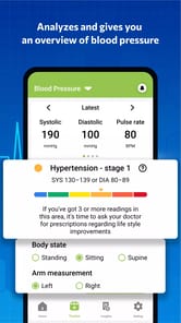 Blood pressure - Blood Sugar APK screenshot 1