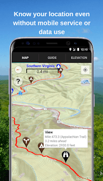 Guthook's Appalachian Trail Guide APK screenshot 1 Guthook's Appalachian Trail Guide APK screenshot 1
