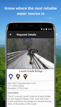 Guthook's Appalachian Trail Guide APK screenshot 1 Guthook's Appalachian Trail Guide APK screenshot 1