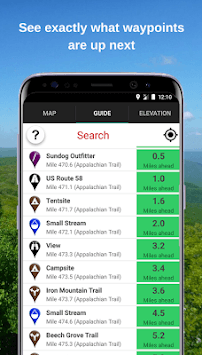 Guthook's Appalachian Trail Guide APK screenshot 1 Guthook's Appalachian Trail Guide APK screenshot 1