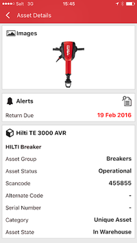 Hilti ON!Track APK screenshot 1