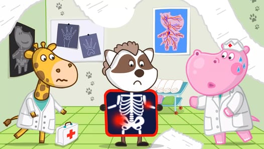 Hippo doctor: Kids hospital APK screenshot 1