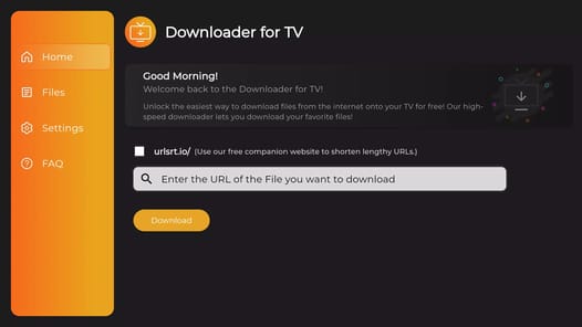 Downloader for TV APK screenshot 1