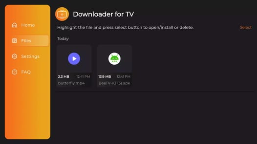 Downloader for TV APK screenshot 1