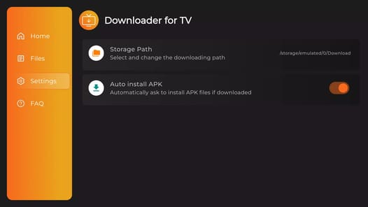 Downloader for TV APK screenshot 1