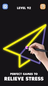 Just Draw the Line Drawing APK screenshot 1