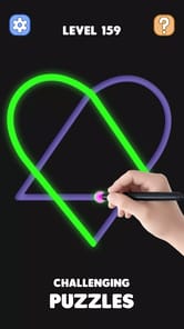 Just Draw the Line Drawing APK screenshot 1