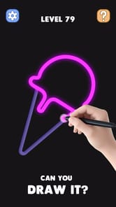 Just Draw the Line Drawing APK screenshot 1