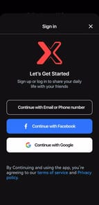 The X APK screenshot 1