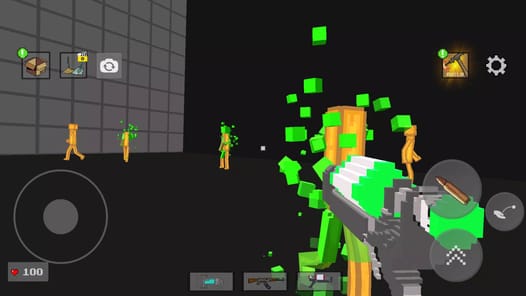 Nextbots in Playground: Pixel APK screenshot 1