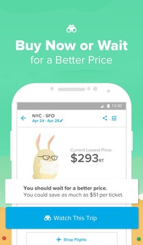 Hopper - Watch & Book Flights APK screenshot 1