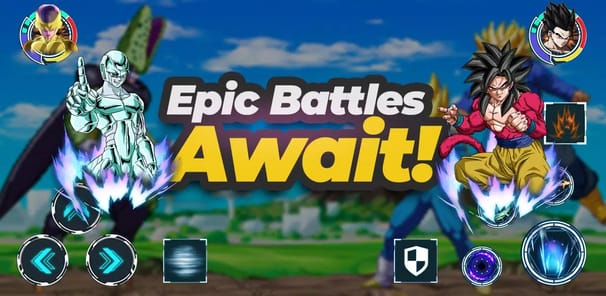 Super Saiyan Death Of Warriors APK screenshot 1