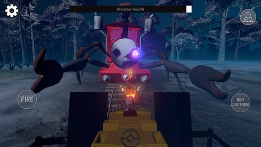 Scary Spider Train Survival 1 APK screenshot 1