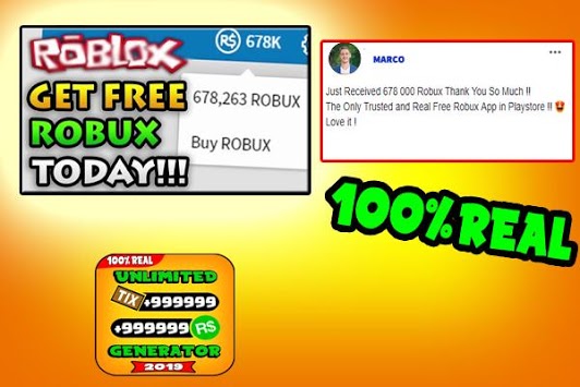 Free Robux Now - Earn Robux Free Today - Tips 2019 APK screenshot 1