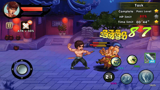 Kung Fu Attack APK screenshot 1