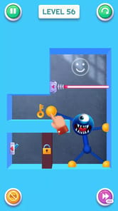 Blue Monster: Stretch Game APK screenshot 1 Blue Monster: Stretch Game APK screenshot 1