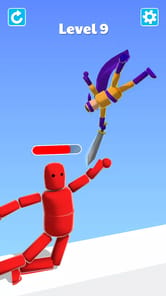 Ragdoll ninja: Imposter hero APK screenshot 1