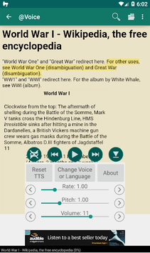 @Voice Aloud Reader (TTS Reader) APK screenshot 1