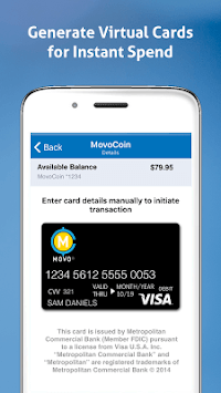 MOVO - Mobile Cash & Payments APK screenshot 1