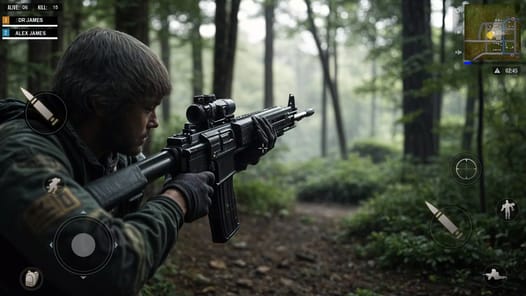 Commando Mission Offline games APK screenshot 1