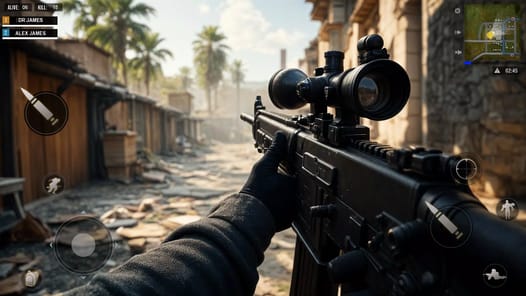 Commando Mission Offline games APK screenshot 1