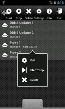 Proxy Server APK screenshot 1
