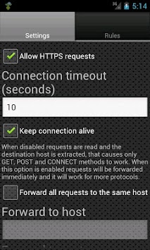 Proxy Server APK screenshot 1