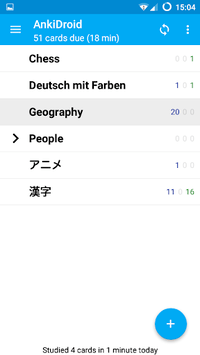 AnkiDroid Flashcards APK screenshot 1