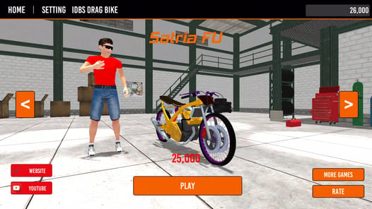 IDBS Drag Bike Simulator APK screenshot 1