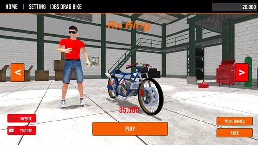 IDBS Drag Bike Simulator APK screenshot 1