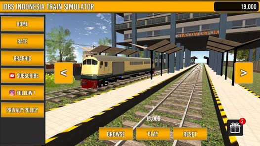IDBS Indonesia Train Simulator APK screenshot 1